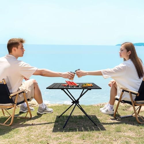 Folding Camping Table Large Size Portable Camping Side Table for Outdoor,