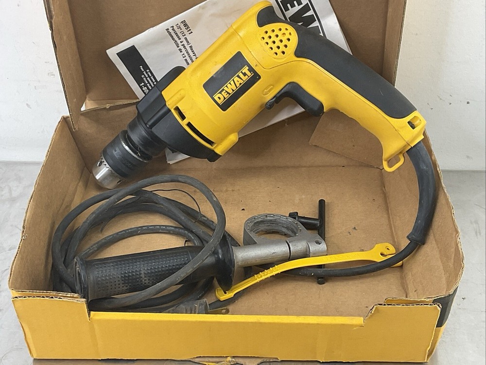 DEWALT DW511 1/2" VSR Single Speed Corded Hammerdrill