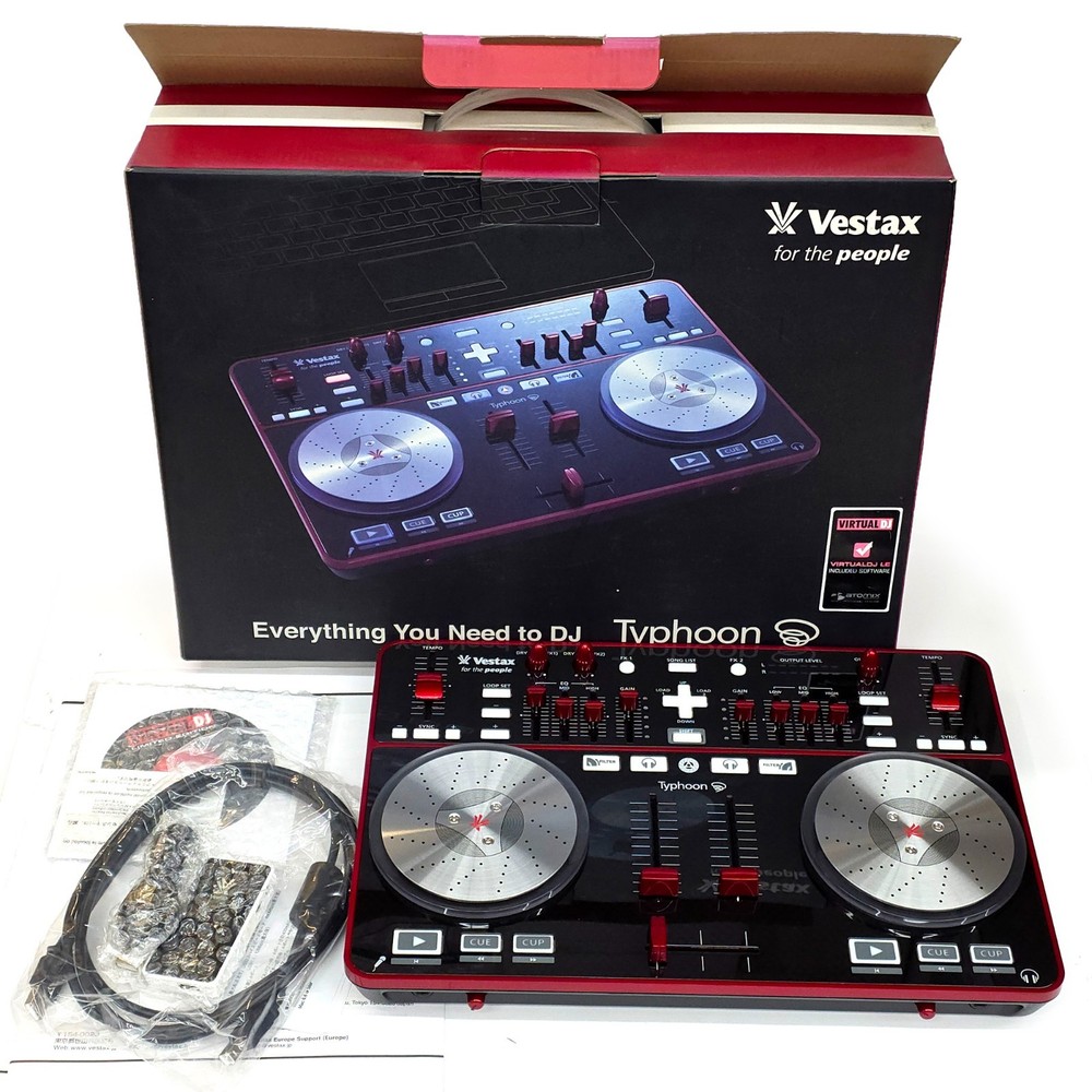 RARE! Vestax Typhoon DJ Interface MIDI Controller VirtualDJ