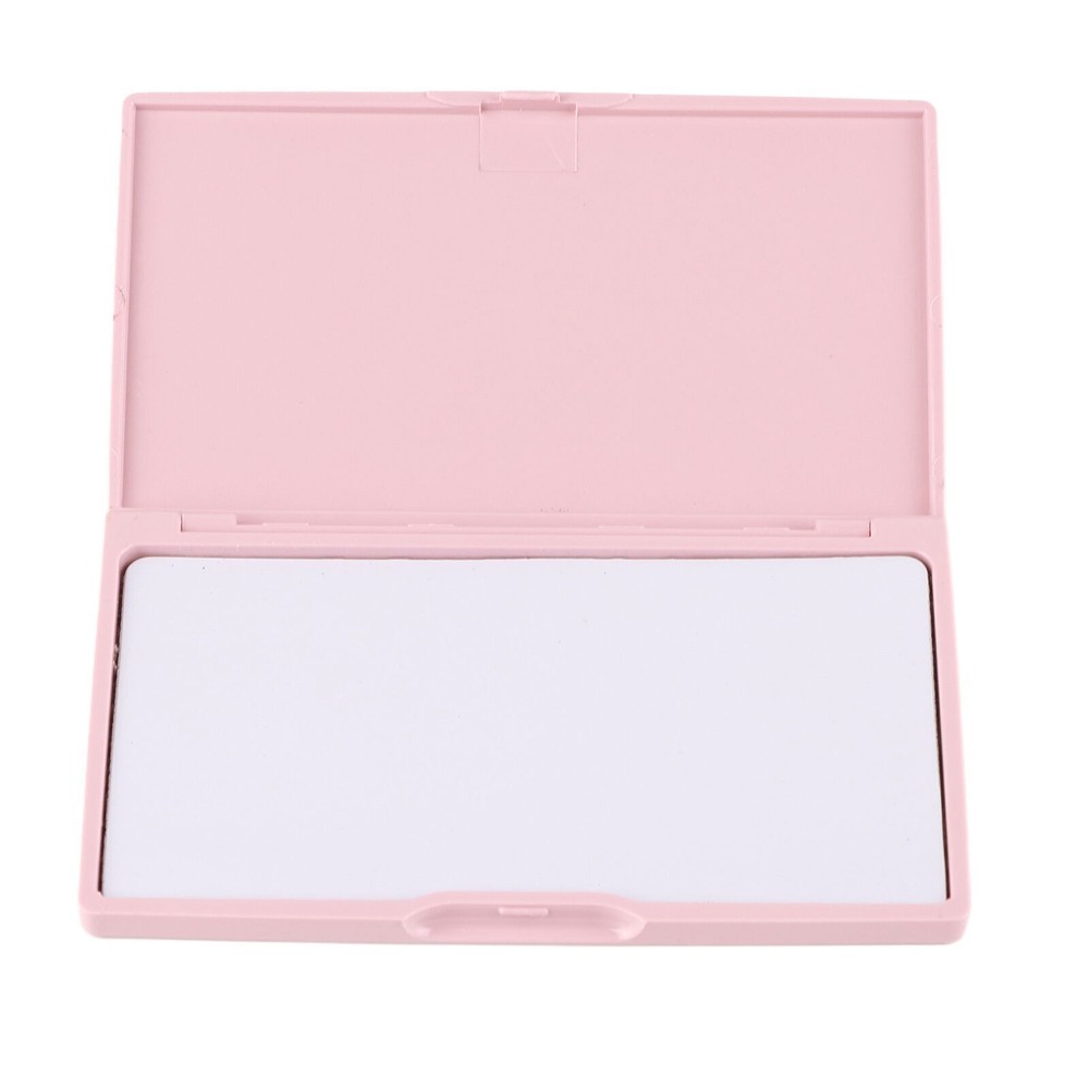 Magnetic Needle Case Pink Plastic Shell Light Portable Compact Stitching Pin