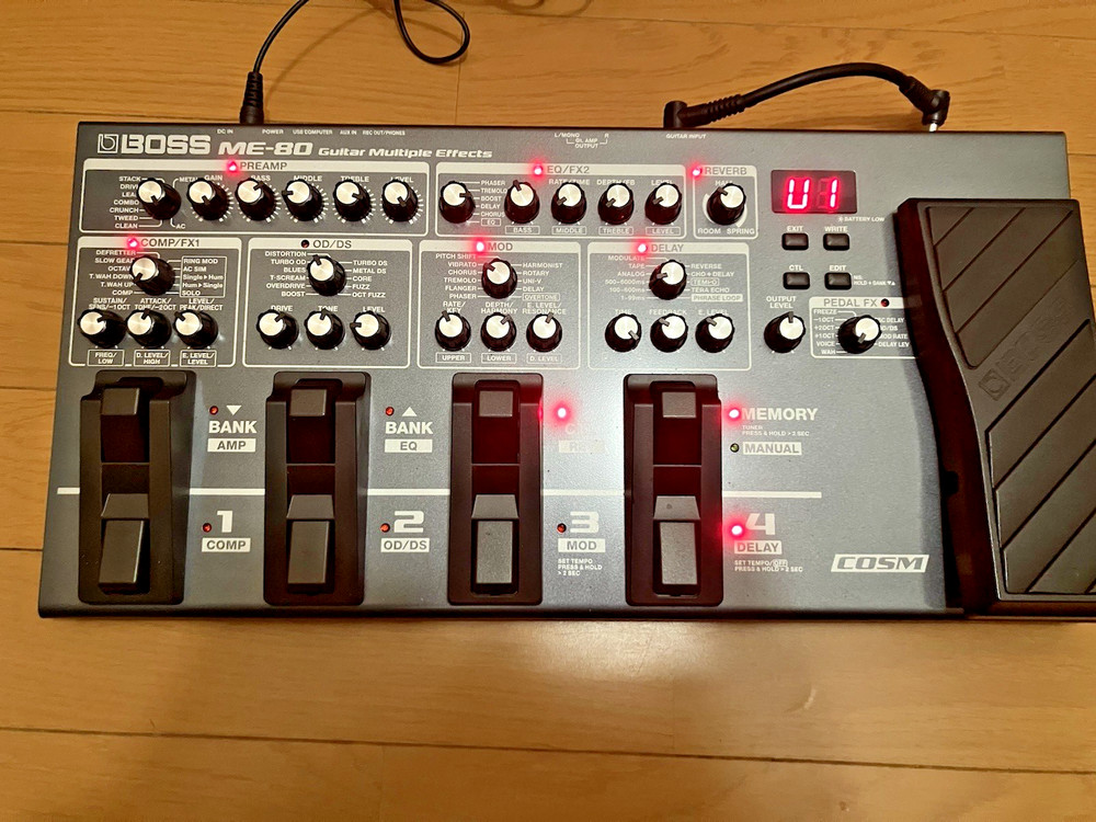 Boss ME-80 Guitar Multiple Effects Multi Effects Used From Japan