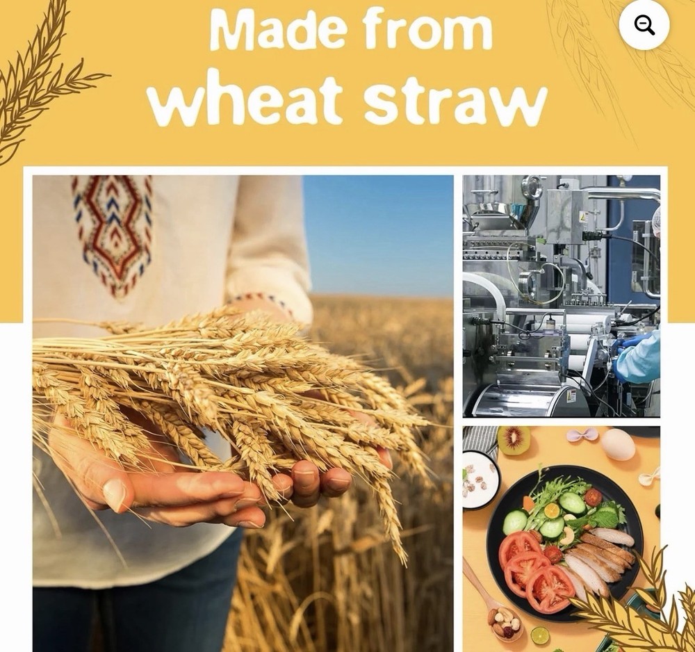 TINANA Wheat Straw Dinnerware Set