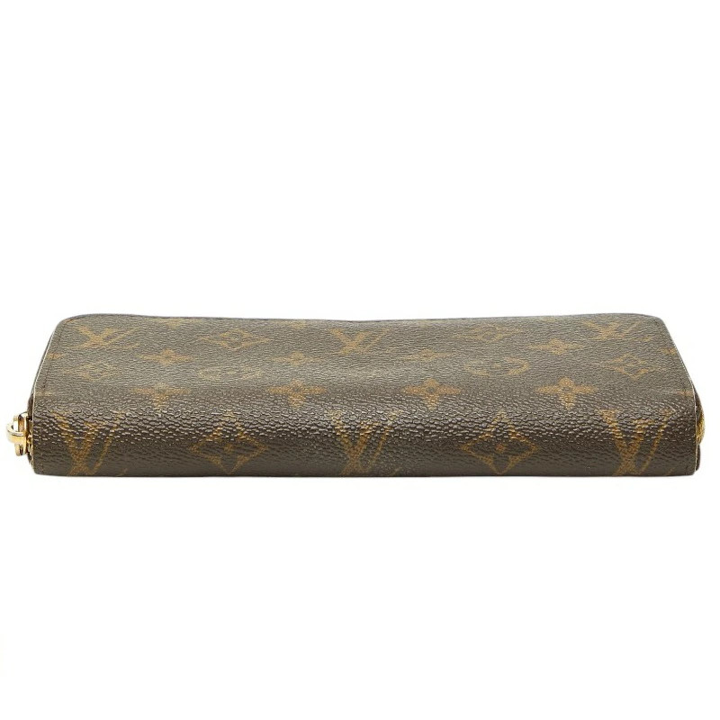 Louis Vuitton Monogram Zippy Wallet Long PVC Brown