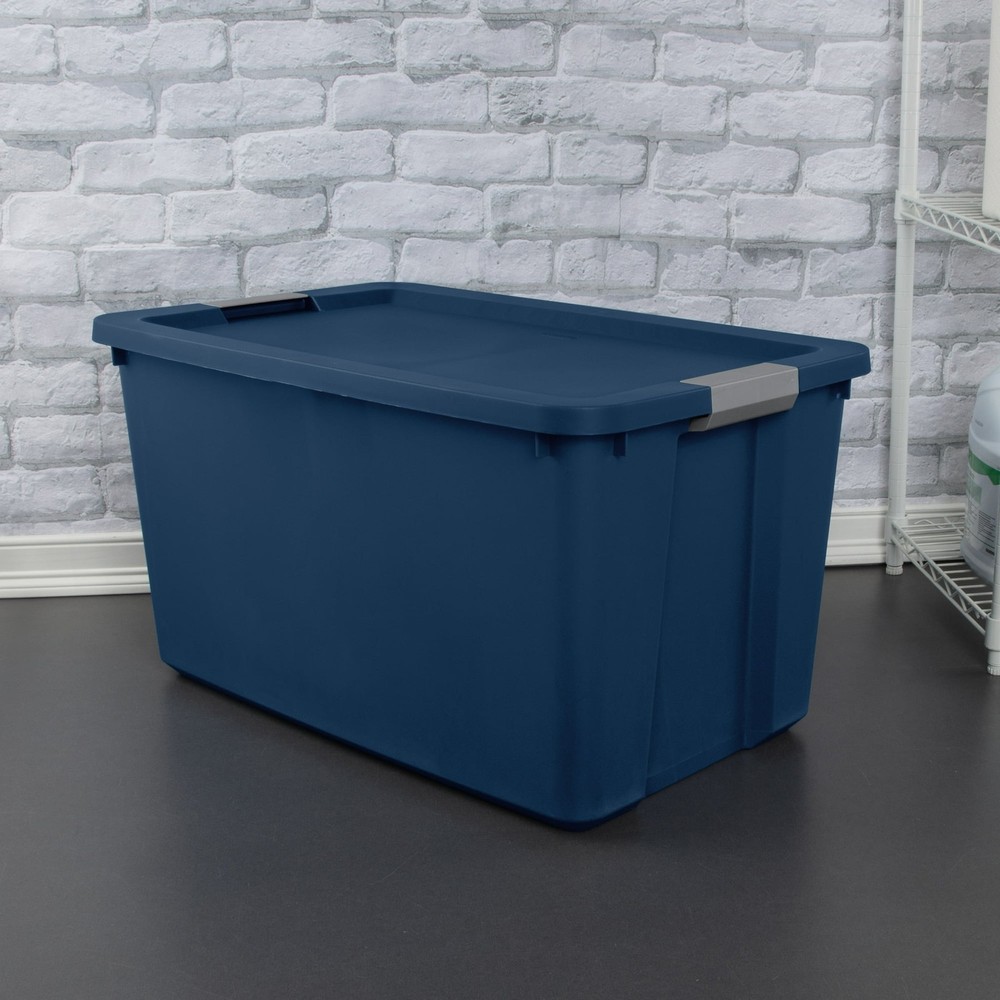 Sterilite 34 Gallon Extra-Large Storage Bin, Plastic Storage Container 2 pack