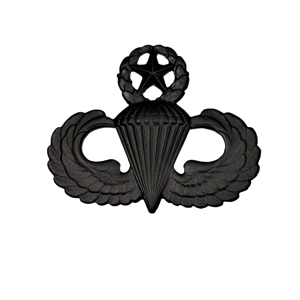 U.S. Army Parachutist Master Black Metal (each)