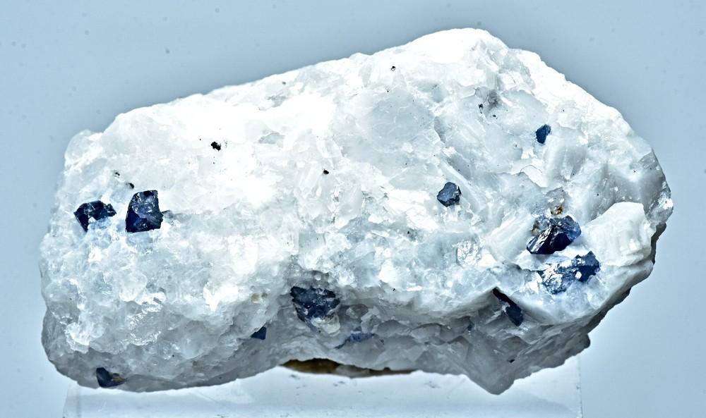 Natural Blue Spinel Crystals On Matrix 29 Gram