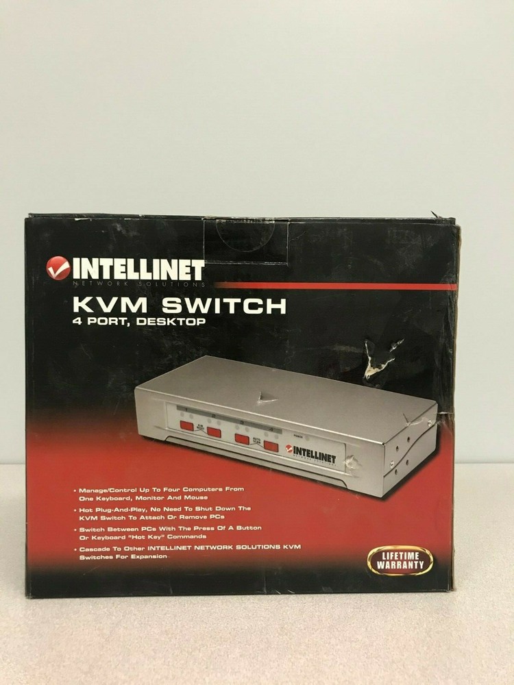 INTELLINET CBEEF6CEA03 KVM SWITCH FREE SHIPPING