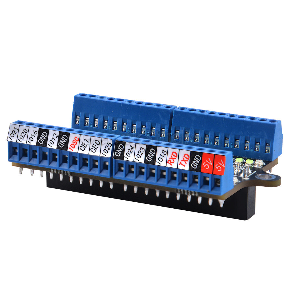 Raspberry Pi GPIO Expansion Board LED Screw Terminal Hat With Screwdriver