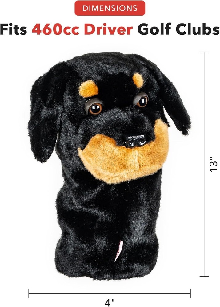 Daphne's Authentic Rottweiler Driver Headcover