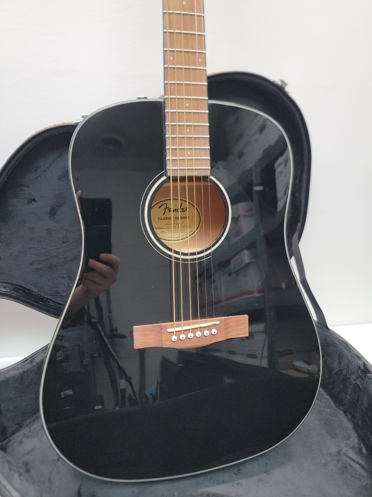 Fender CD-60S Dreadnought Acoustic Guitar - Black