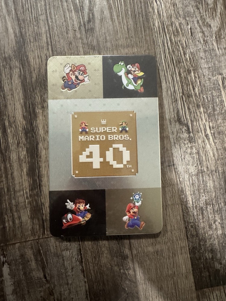 Nintendo Switch Super Mario Bros. 40th Anniversary Steelbook Game Case