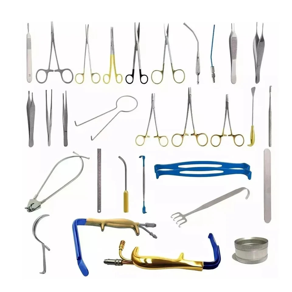 Breast Augmentation Set of 38 Pcs, Plastic Surgery, Surgical Instruments