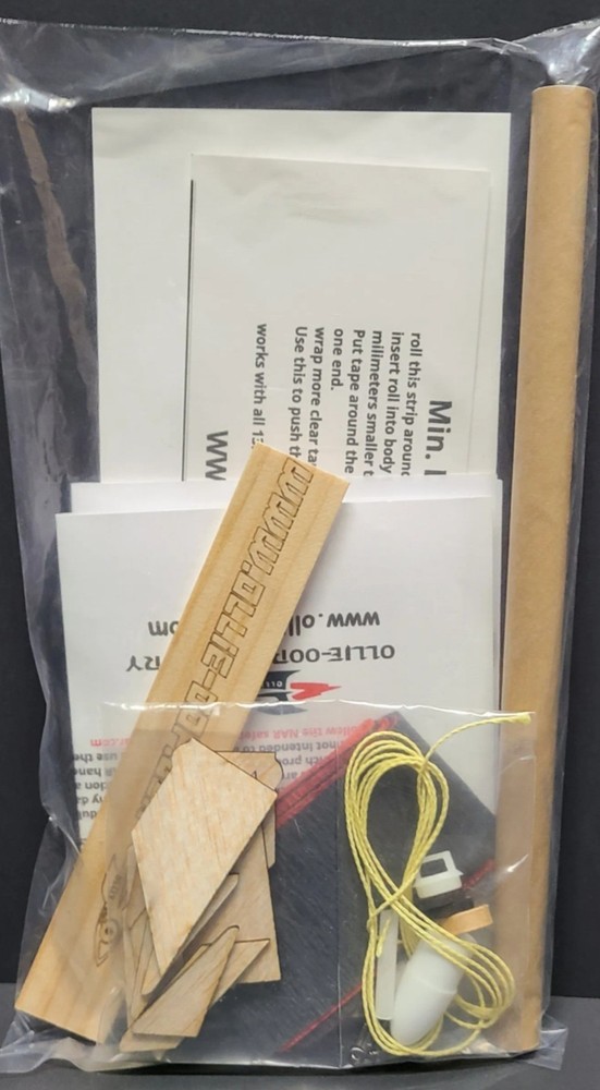 Estes Sidewinder Flying Model Rocket Kit Downscale Clone Mini Model Rocket BT-5