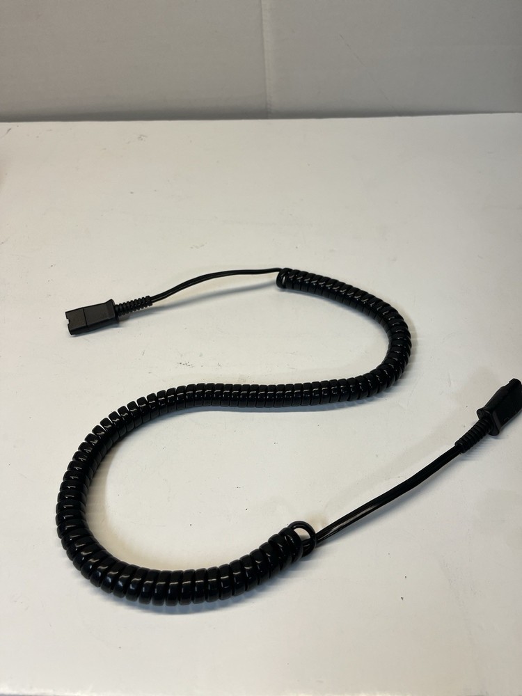 Plantronics POLY Quick-Disconnect (QD) Headset Extension Coiled Cord 40703-01