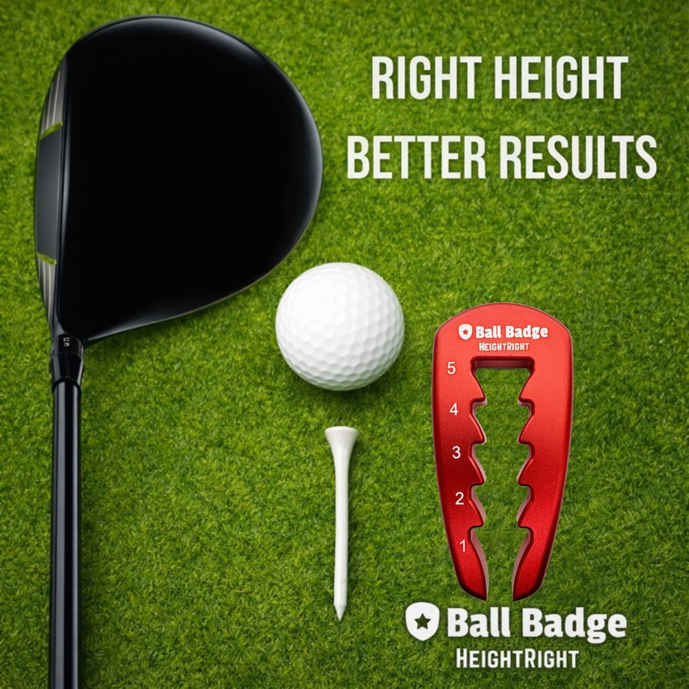 Adjustable Golf Tee Height Tool – Precision Setter for Consistent Swings