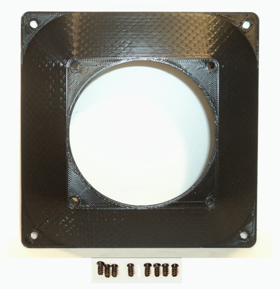 140mm to 80mm CENTERED OFFSET FAN Adapter Converter change PC Modding Custom