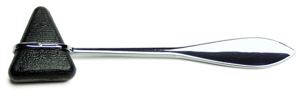 Percussion Hammer ? Taylor-Type Chrome-plated handle with bumper, 7.75" (19.7 cm