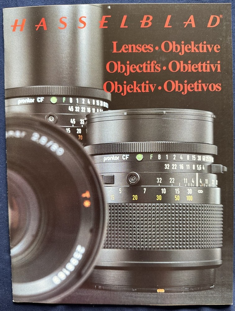 Hasselblad Lenses sales brochure