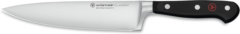 Classic 7" Chef's Knife, Black