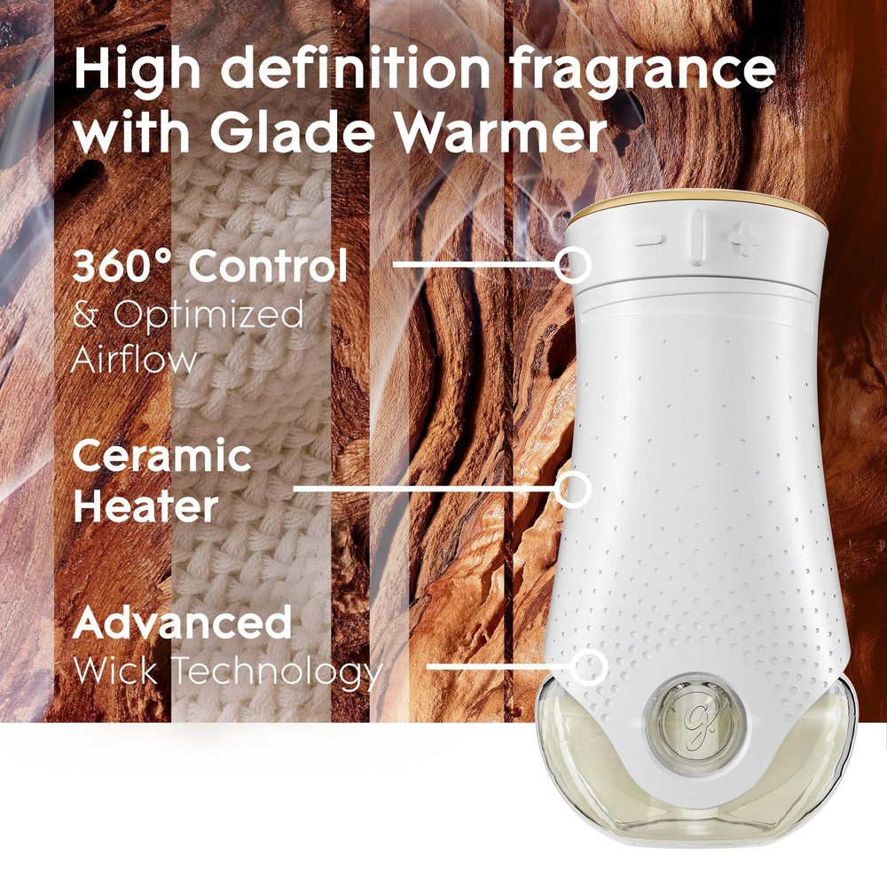 Glade PlugIns Refills Cashmere Woods Essential Oils 6.7oz 10 Ct