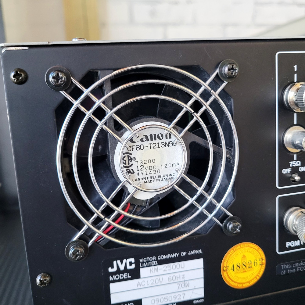 JVC KM-2500 Digital Special Effects Generator Controller W/ Main Unit Tested