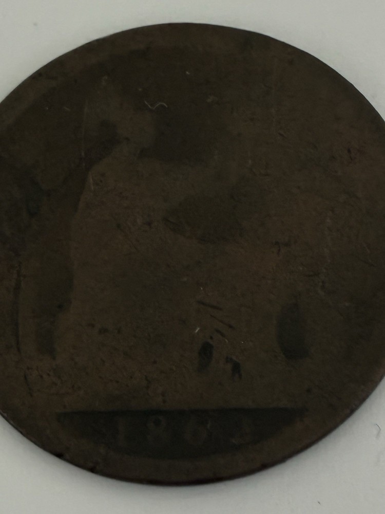 Queen Victoria 1863 Penny ￼