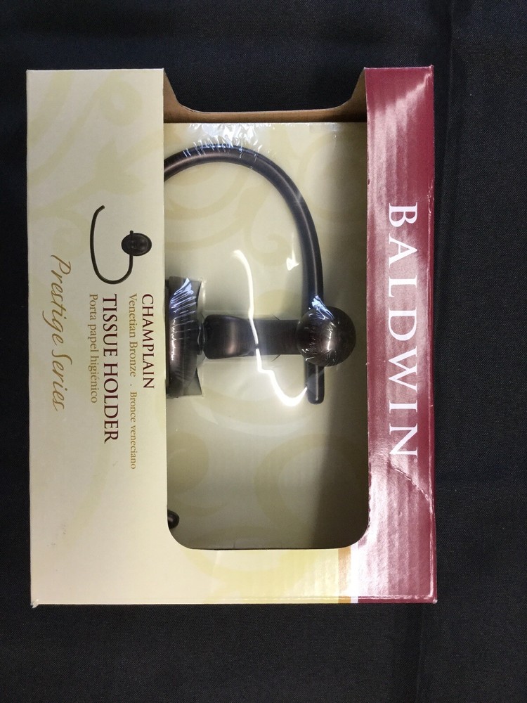 Baldwin Tissue Holder Prestige Series Champlain Bronze Wall Mount.  N3