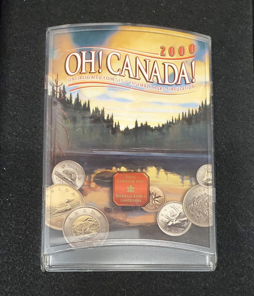 2000 OH! Canada Specimen Set 7 Coins Cent to Two Dollar Mint Set. Uncirculated