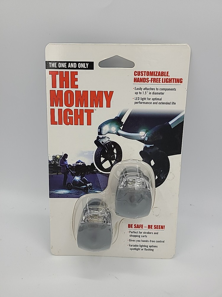 The Mommy Light Stroller Accessory  GRAY 2 pack NEW
