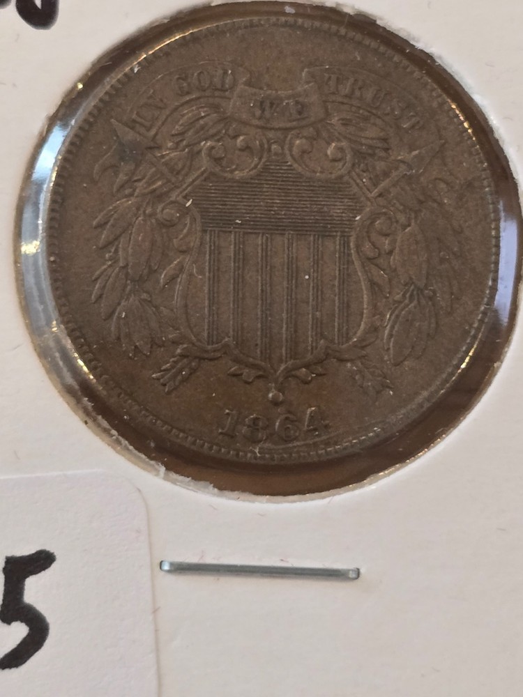 1864 Large Matto Uncirculated condition