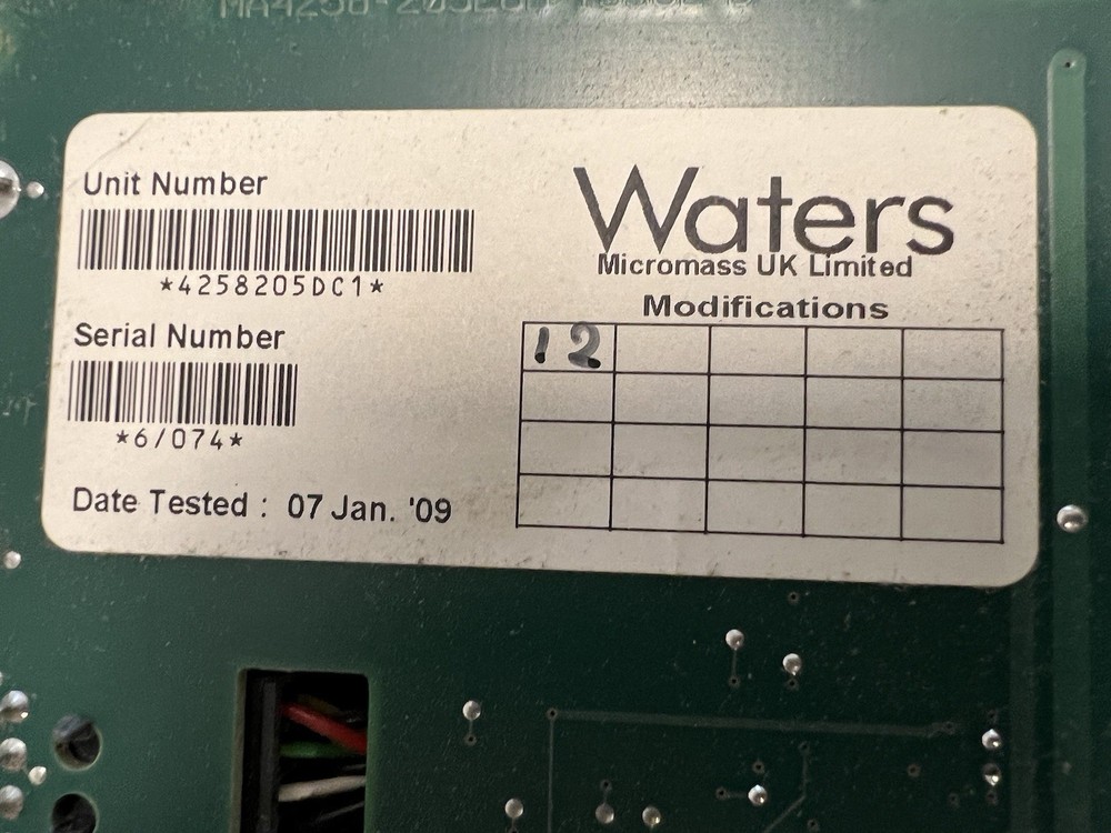 Waters Xevo TQ-MS Mass Spectrometer - Source PCB Board (4258205DC1)