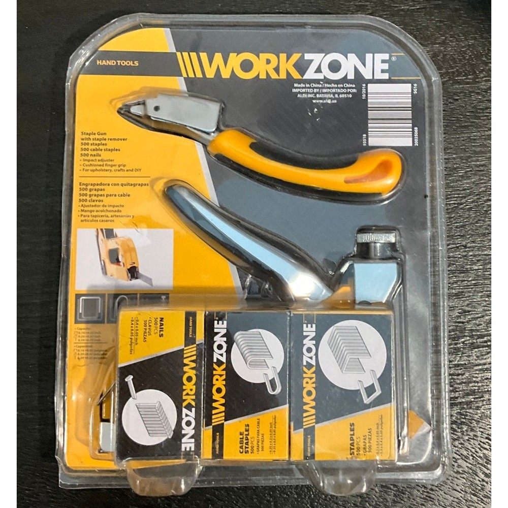 Sealed Work Zone Staple Gun with Remover