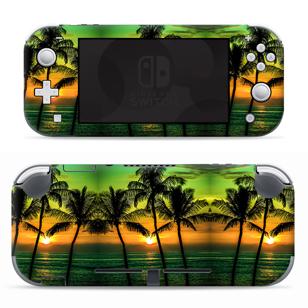 Skins Decals wrap for Nintendo Switch Lite - Sunset Palm Trees Ocean