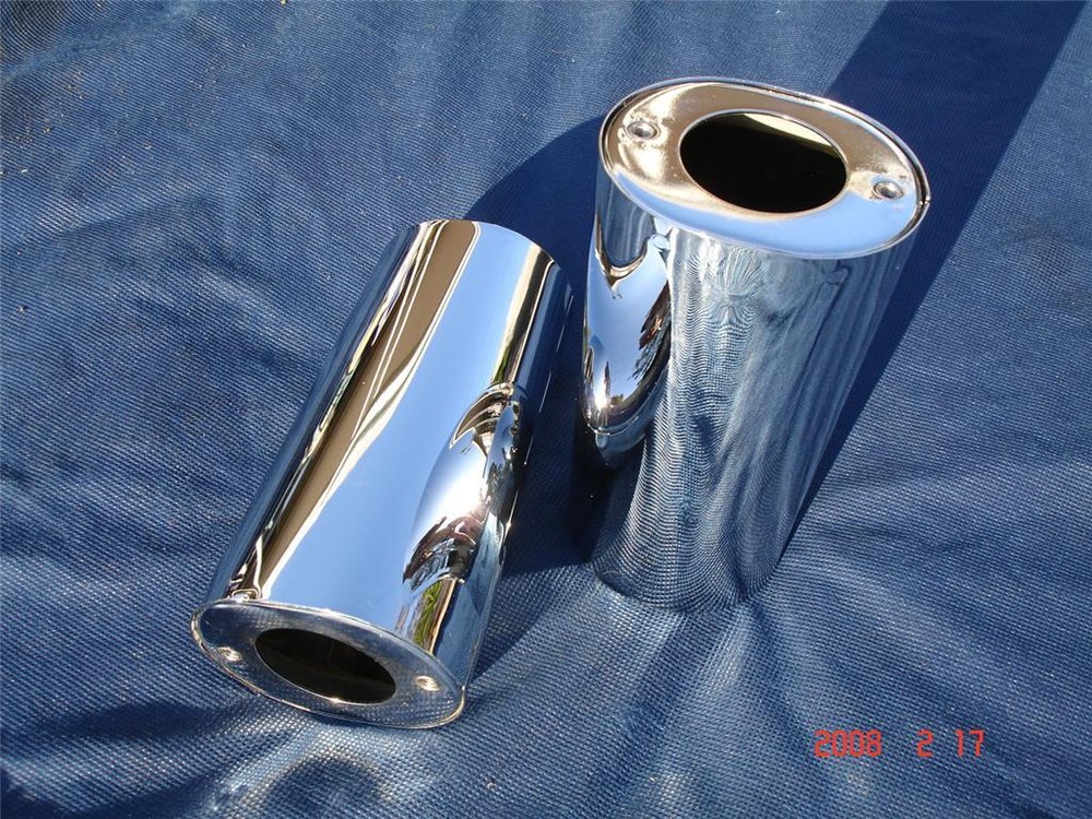 HARLEY CHROME TOURING Ultra Electra Glide LOWER FORK LEGS 84-99 Exchange Program