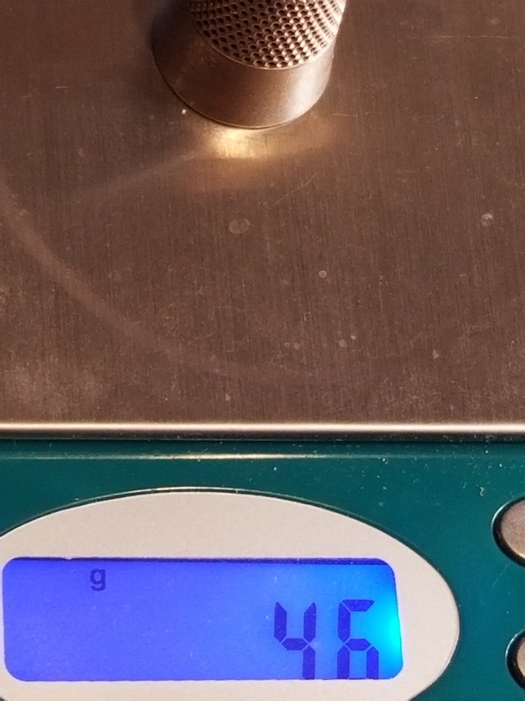 Vintage Sterling Silver Thimble - size 9