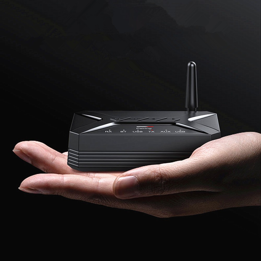40 Meters Bluetooth 5.0 + EDR A2DP/AVCDP Signal Transmitter& Receiver Adapter