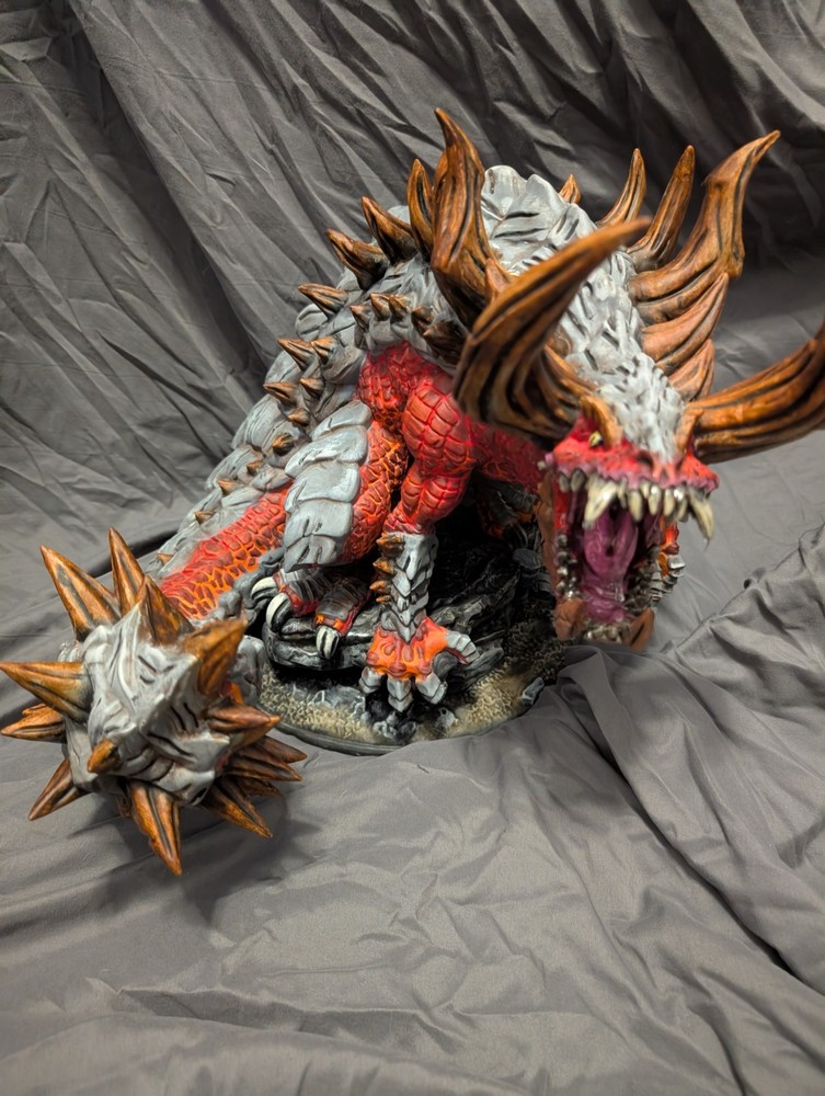 Gargantuan Tarrasque Miniature, Hand Painted