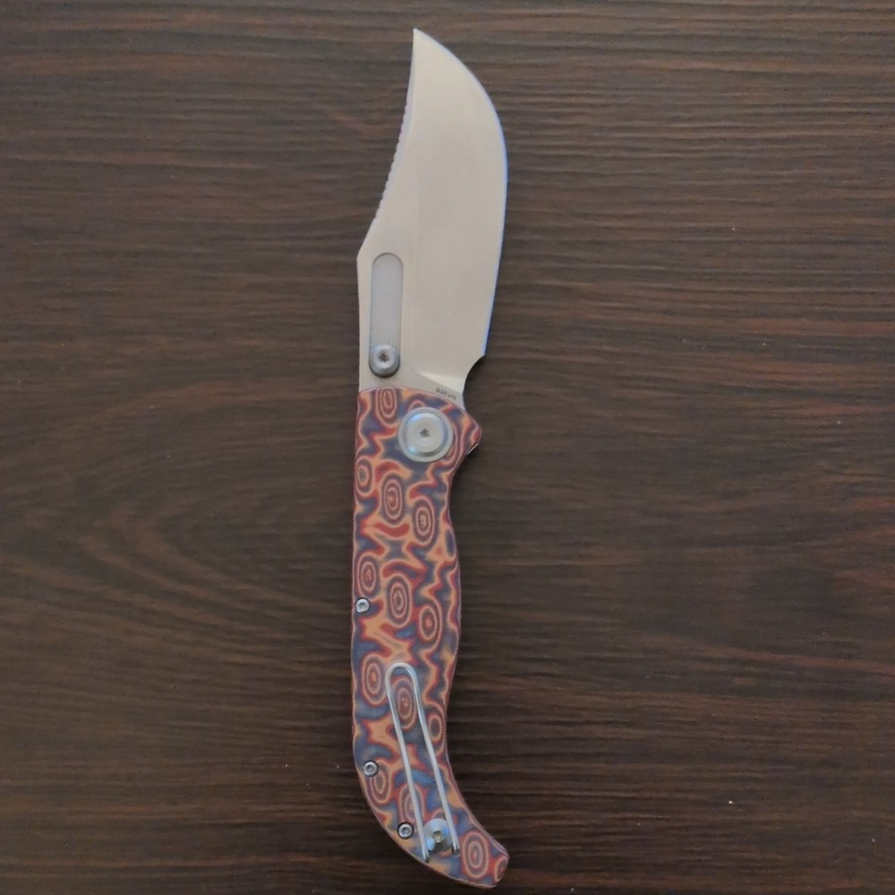 Vosteed Naga S35VN Stonewashed Blade