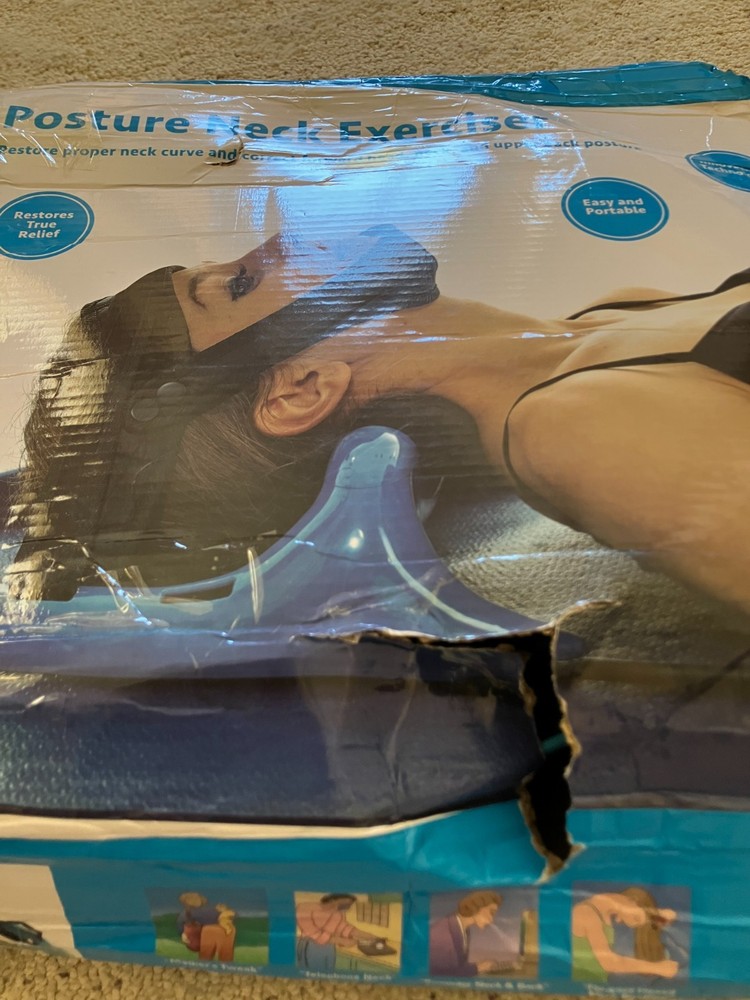 Posture Pump Neck Exerciser NEW! damaged box Model ASH06