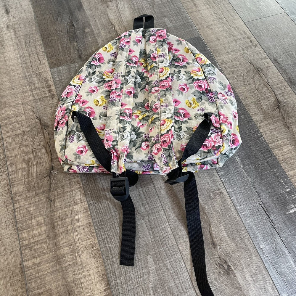 Unbranded 15" Backpack/ School Bookbag Flowers Bag Multicolor