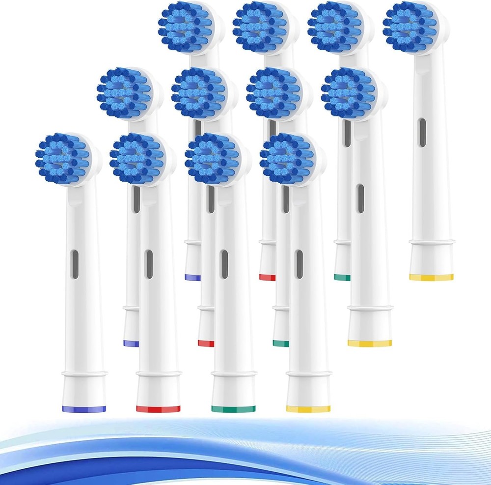 Soft Bristle Sensitive 1 Count (Pack of 12), 12 Pcs Clean