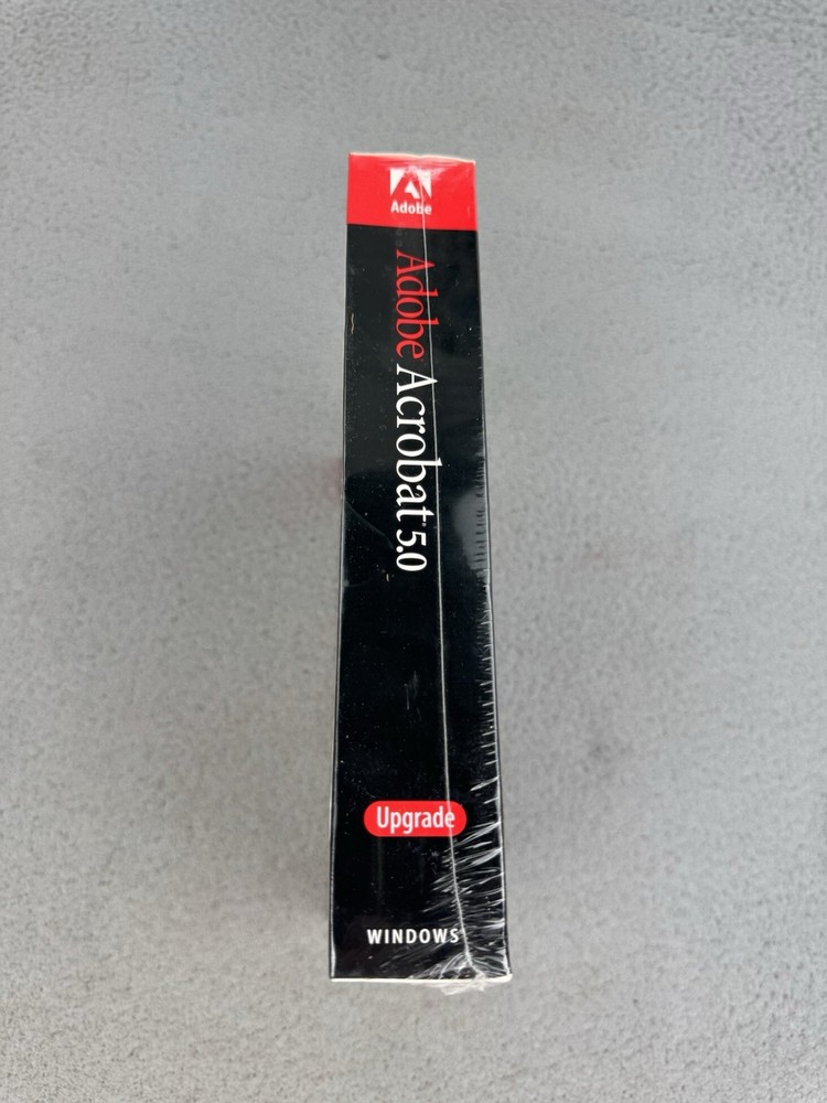 Adobe Acrobat 5.0 Windows XP New Sealed