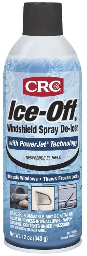 Windshield Spray De Icer  CRC 05346   Ice Off Spray  12Oz