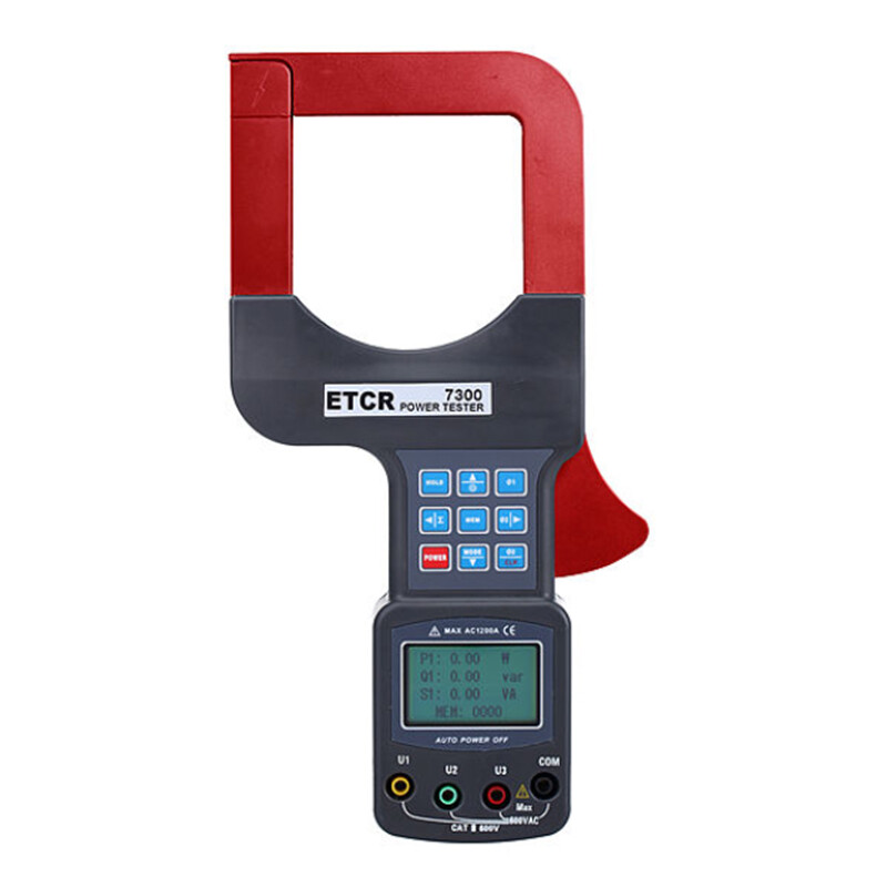 ETCR7300 Large Caliber Three Phase Clamp Power Meter Frequency 25Hz~100Hz ✦KD