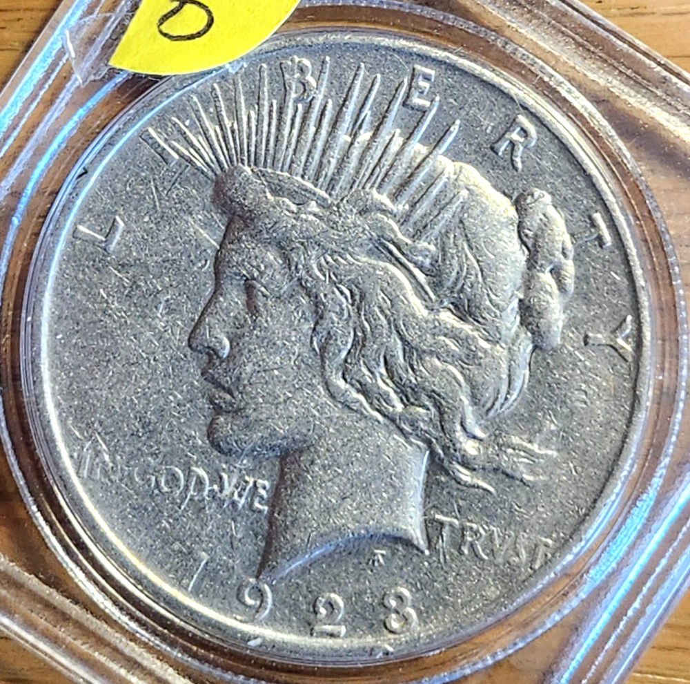 1923 D PEACE  DOLLAR 90% SILVER #2