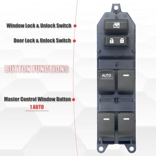 84820-0R040 Master Power Window Switch Driver Side Compatible with 1 AUTO