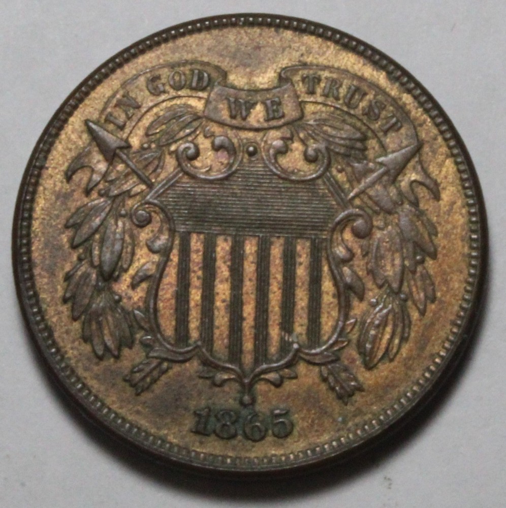 1865 2 Cent Two FG220