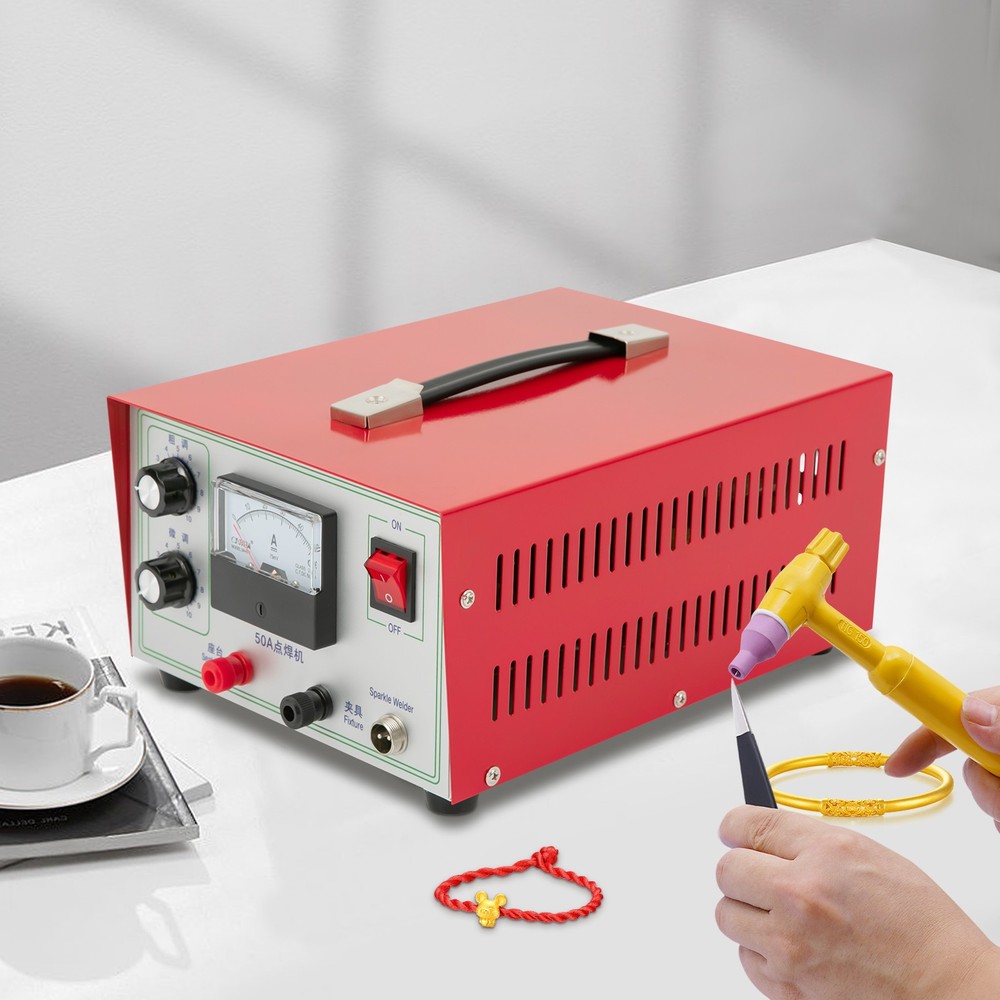 50A Jewelry Welding Machine with Adjustable Current for Gold & Silver