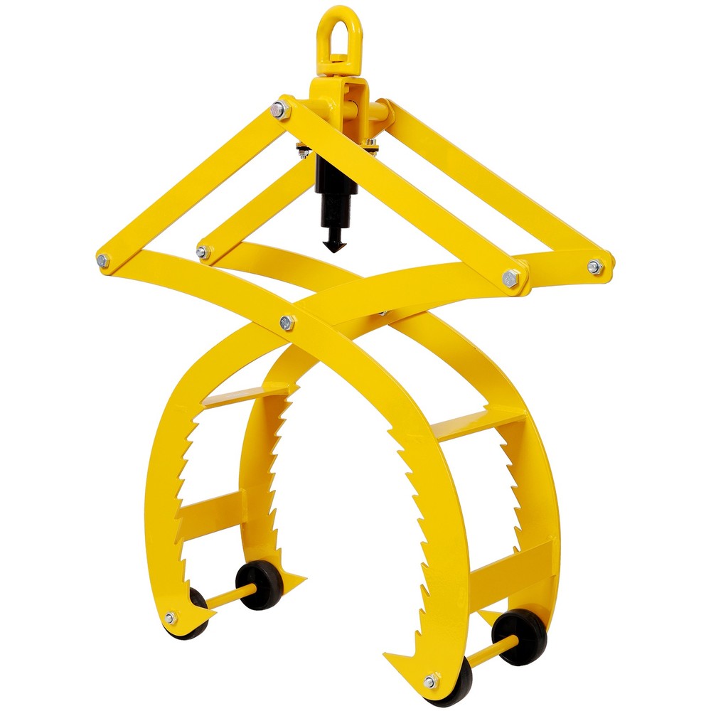Automatic Grip and Release Log Tongs 360° Swivel, 3300 LBS Load Capacity