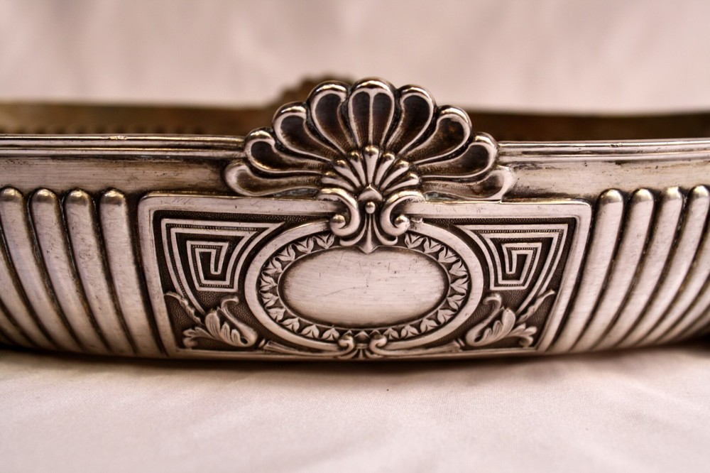 Magnificent 1900 German 800 Continental Silver Dish